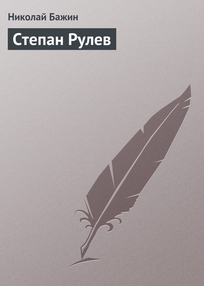 Книга Николай Федотович Бажин Степан Рулев