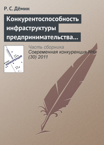 Книга Р. С. Демин Конкурентоспособность инфраструктуры предпринимательства в индустрии спорта