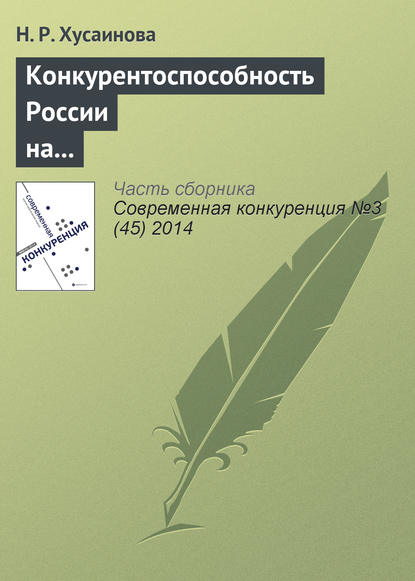 Книга Н. Р. Хусаинова Конкурентоспособность России на мировом рынке по продаже шкурок норки