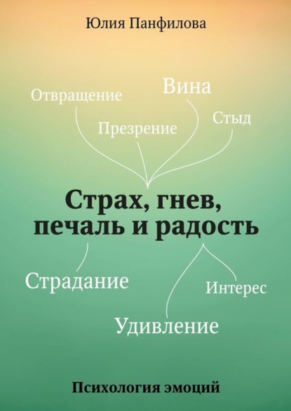 Книга Юлия Панфилова Страх, гнев, печаль и радость. Психология эмоций