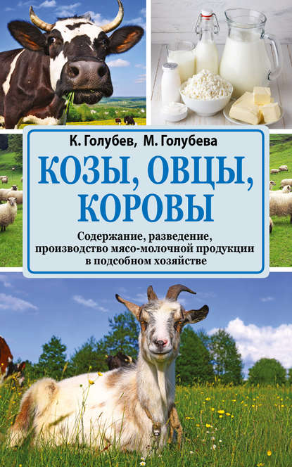 Книга Константин Андреевич Голубев, Марина В. Голубева, Константин Голубев Козы, овцы, коровы. Содержание, разведение, производство мясо-молочной продукции в подсобном хозяйстве