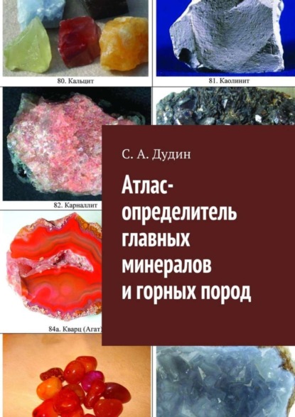 Книга С. А. Дудин Атлас-определитель главных минералов и горных пород