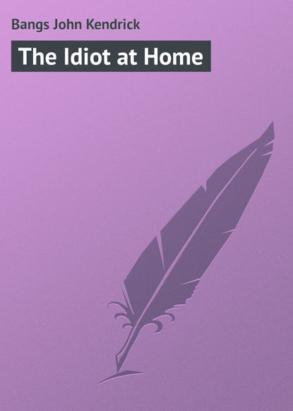 Книга Bangs John Kendrick, John Bangs The Idiot at Home