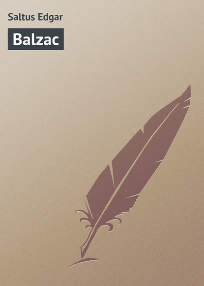 Книга Edgar Saltus, Saltus Edgar Balzac