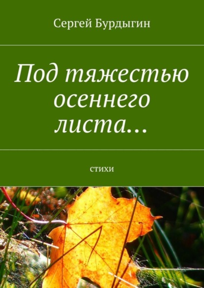 Книга Сергей Бурдыгин Под тяжестью осеннего листа… Стихи