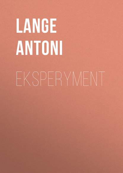 Книга Lange Antoni Eksperyment