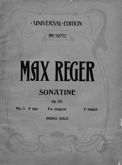 Книга Макс Регер,  ЦГПБ Sonatinen fur Klavier zu zwei Handen
