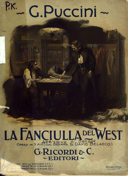 Книга Джакомо Пуччини,  ЦГПБ La Fanciulla del West
