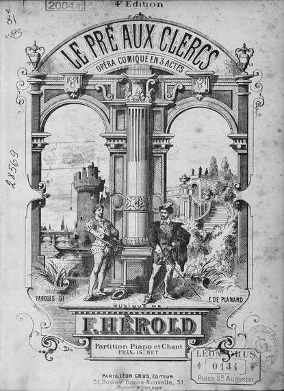 Книга  ЦГПБ, Фердинанд Герольд, Герольд Фердинанд Le pre aux clercs