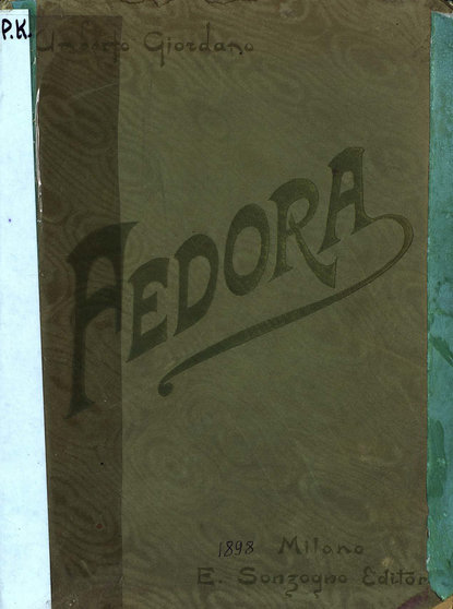 Книга  ЦГПБ, Умберто Джордано Fedora