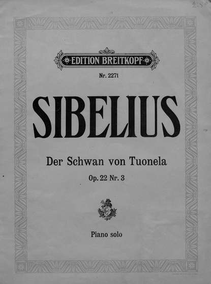 Книга Ян Сибелиус,  ЦГПБ Der Schwan von Tuonela tuonelan joutsen