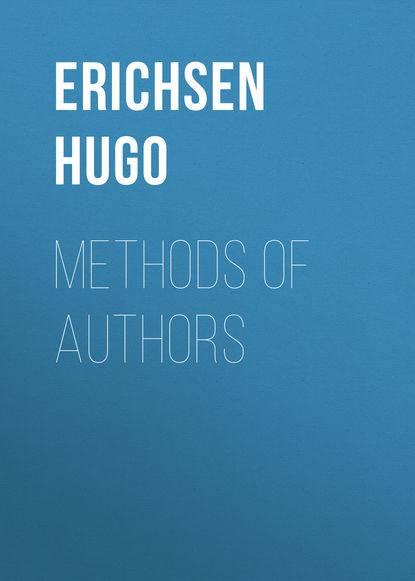 Книга Hugo Erichsen, Erichsen Hugo Methods of Authors