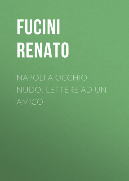Книга Renato Fucini, Fucini Renato Napoli a occhio nudo: Lettere ad un amico
