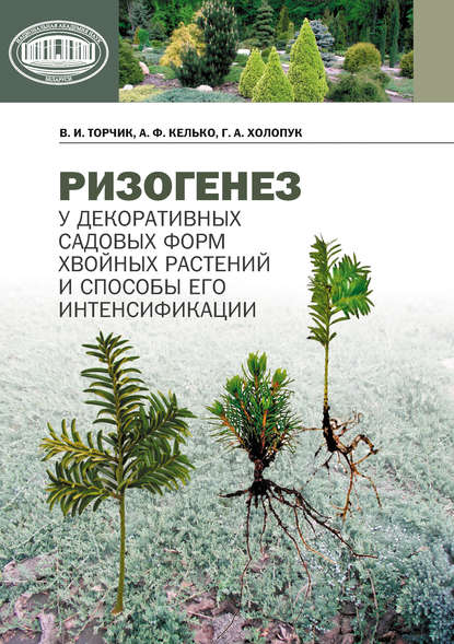 Книга В. И. Торчик, Владимир Иванович Торчик, Геннадий Анатольевич Холопук, Анна Федоровна Келько Ризогенез у декоративных садовых форм хвойных растений и способы его интенсификации