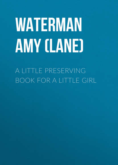 Книга Amy Waterman, Waterman Amy Harlow (Lane) A Little Preserving Book for a Little Girl