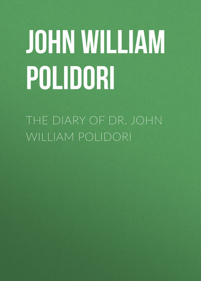 Книга John William Polidori, Джон Уильям Полидори The Diary of Dr. John William Polidori