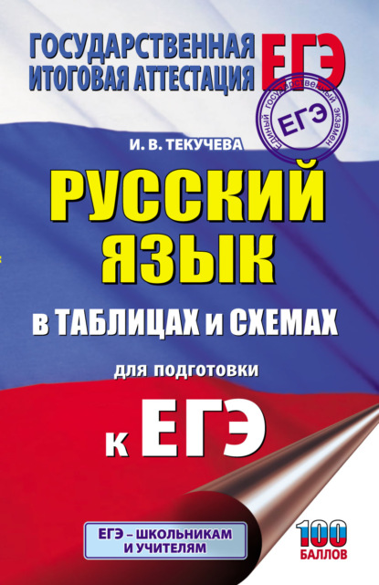Книга И. В. Текучева, Ирина Викторовна Текучева ЕГЭ. Русский язык в таблицах и схемах для подготовки к ЕГЭ