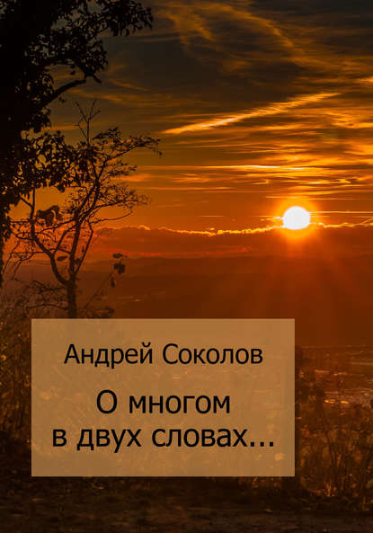 Книга Андрей Соколов, Андрей В. Соколов О многом в двух словах…