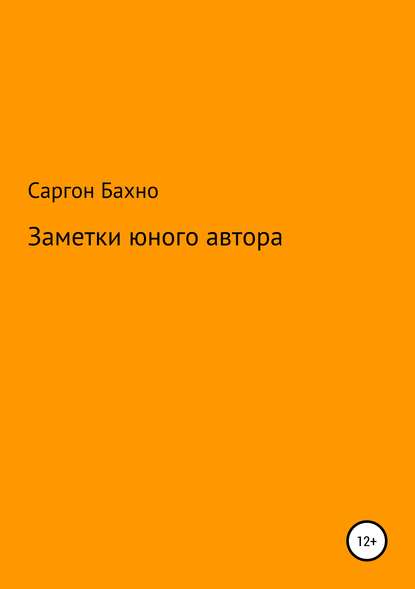 Книга Саргон Абдулмасихович Бахно Заметки юного автора