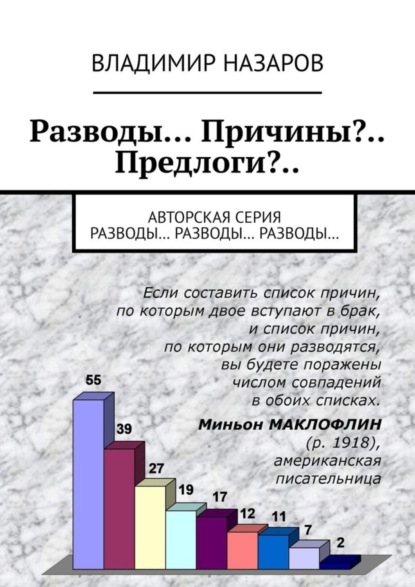 Книга Владимир Владимирович Назаров Разводы… Причины?.. Предлоги?.. Авторская серия «Разводы… Разводы… Разводы..»