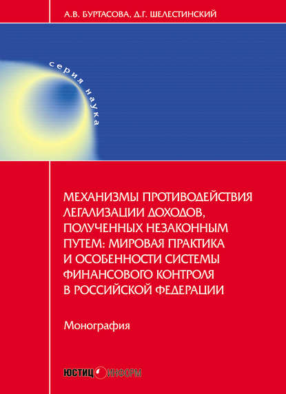 Книга А. В. Буртасова, Д. Г. Шелестинский Механизмы противодействия легализации доходов, полученных незаконным путем: мировая практика и особенности системы финансового контроля в Российской Федерации