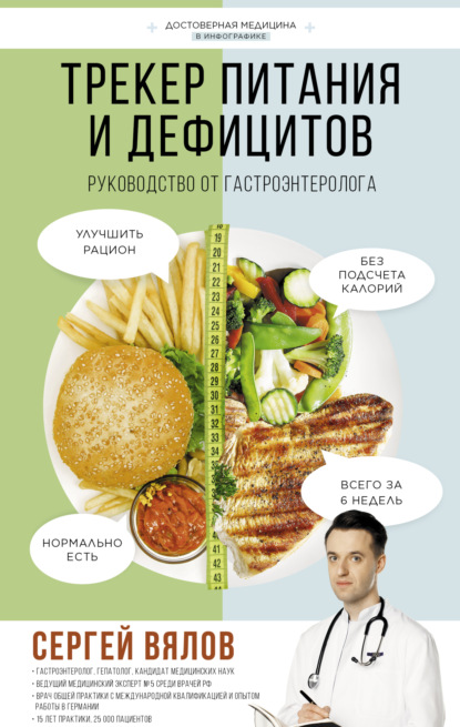 Книга Сергей Вялов Трекер питания и дефицитов. Руководство от гастроэнтеролога
