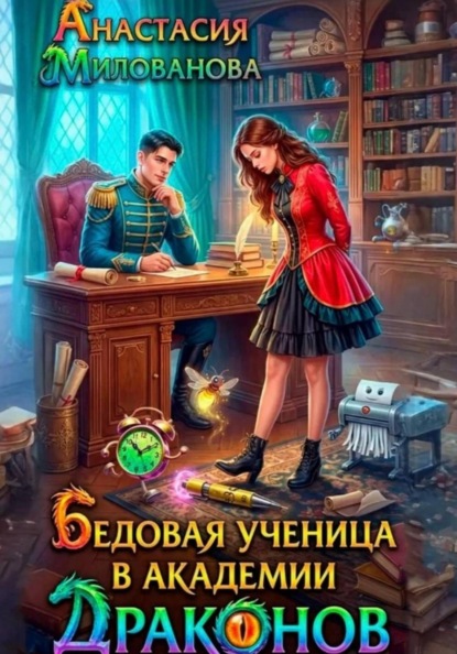Книга Анастасия Милованова Бедовая ученица в академии драконов