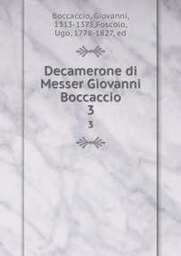 Decamerone di Messer Giovanni Boccaccio