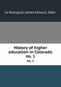 History of higher education in Colorado