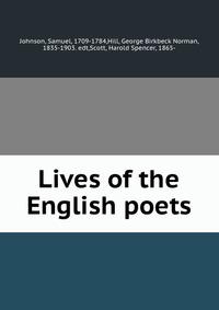 Lives of the English poets