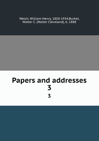 Papers and addresses