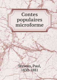 Contes populaires microforme