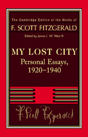 Fitzgerald: My Lost City