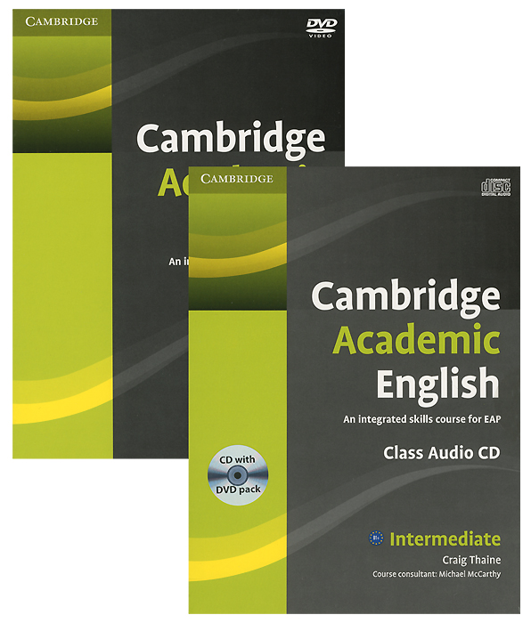 Cambridge Academic English: B1+ Intermediate: An Integrated Skills Course for EAP (аудиокурс CD + DVD)