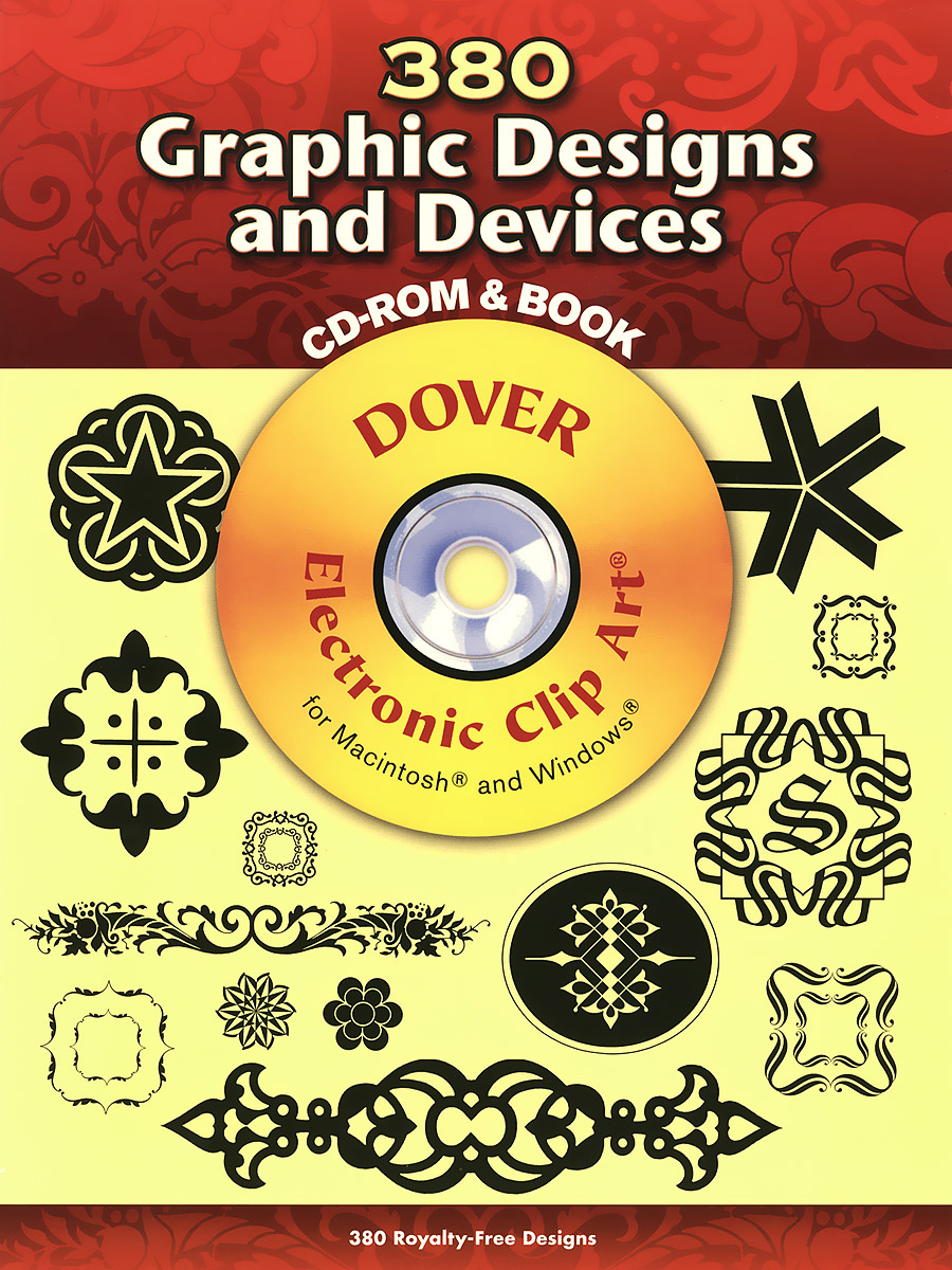 380 Graphic Designs and Devices CD-ROM and Book