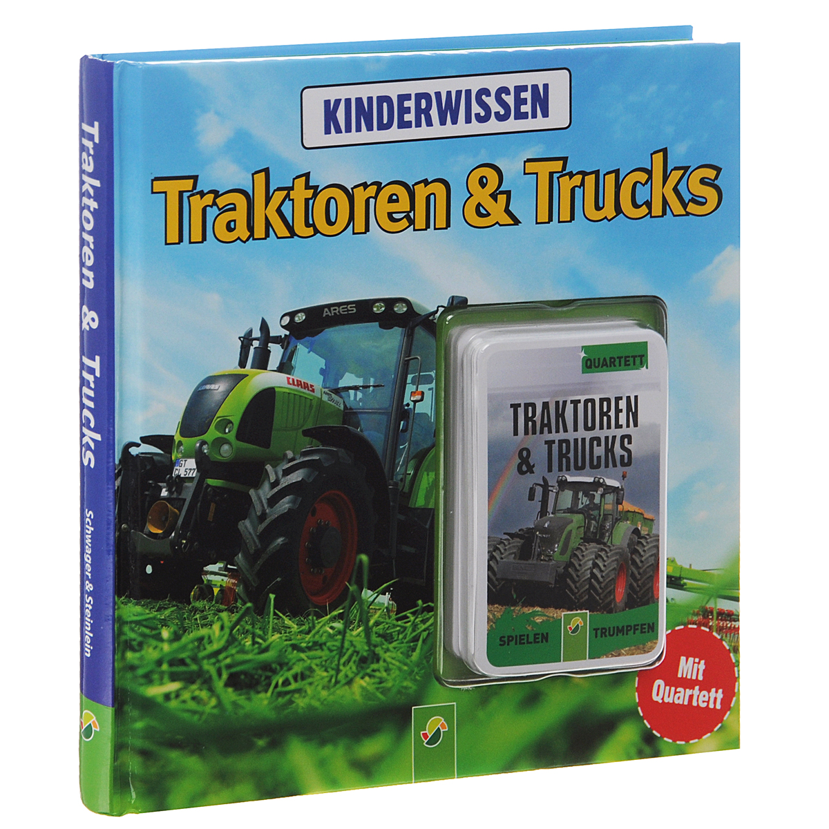 Traktoren & Trucks: Buch mit 32 Quartettkarten