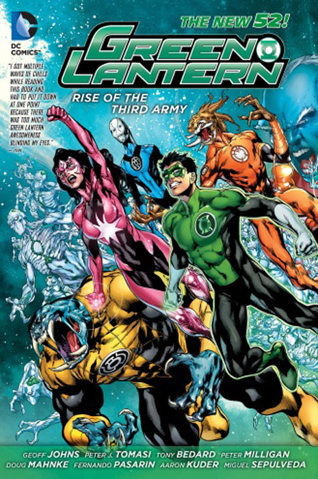 Green lantern rise third army