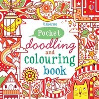 Pocket Doodling and Colouring Book: Red Book