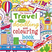 Pocket Doodling and Colouring Book: Travel