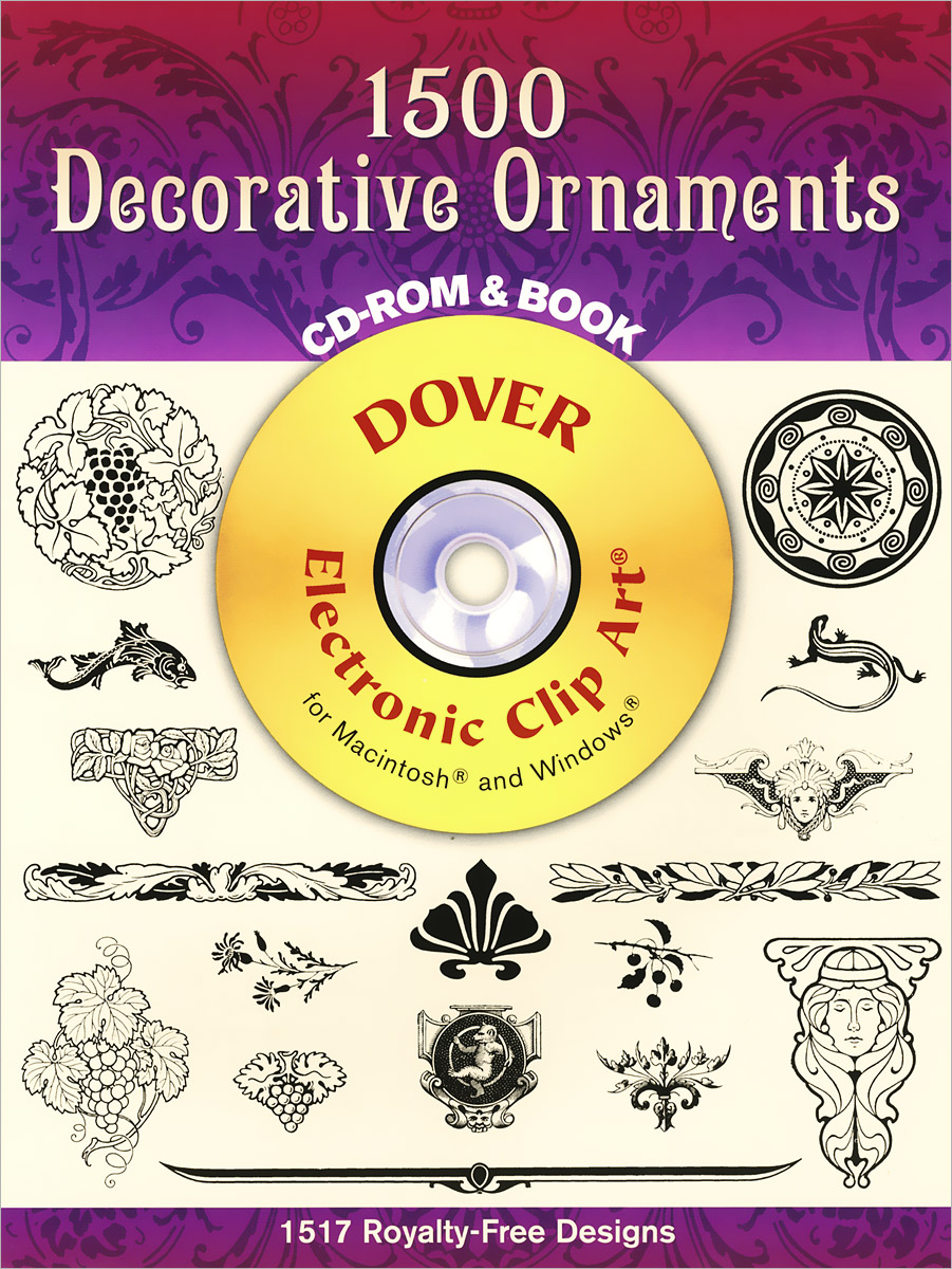 1500 Decorative Ornaments (+ CD-ROM)