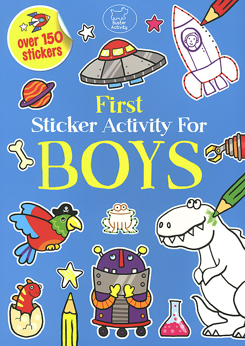 First Sticker Activity for Boys