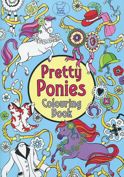 Pretty Ponies: Colouring Book