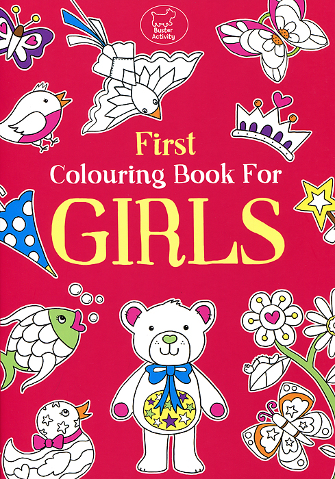 First Colouring Book For Girls