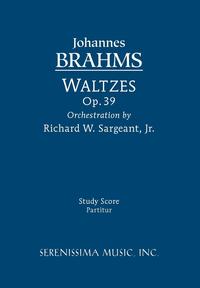 Waltzes, Op. 39 - Study score