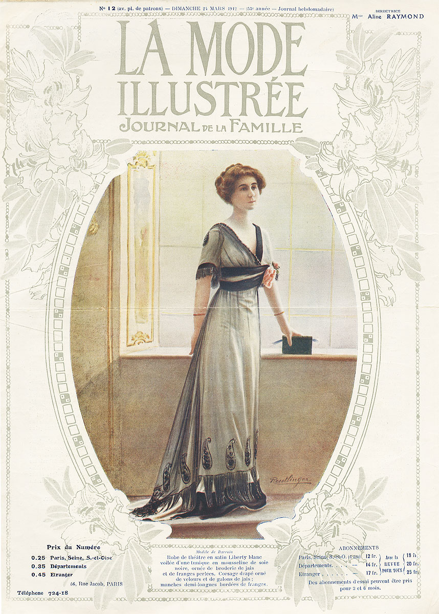 La mode illustree, №12, mars 1912