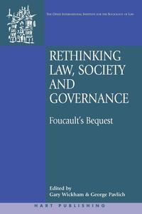 Rethinking Law, Society and Governance