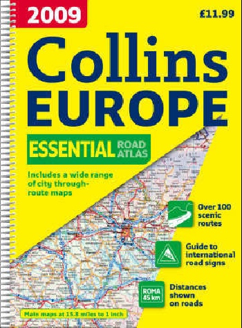  - «2009 Europe Road Atlas A4 Sp»