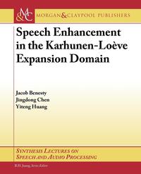 Speech Enhancement in the Karhunen-Loeve Expansion Domain