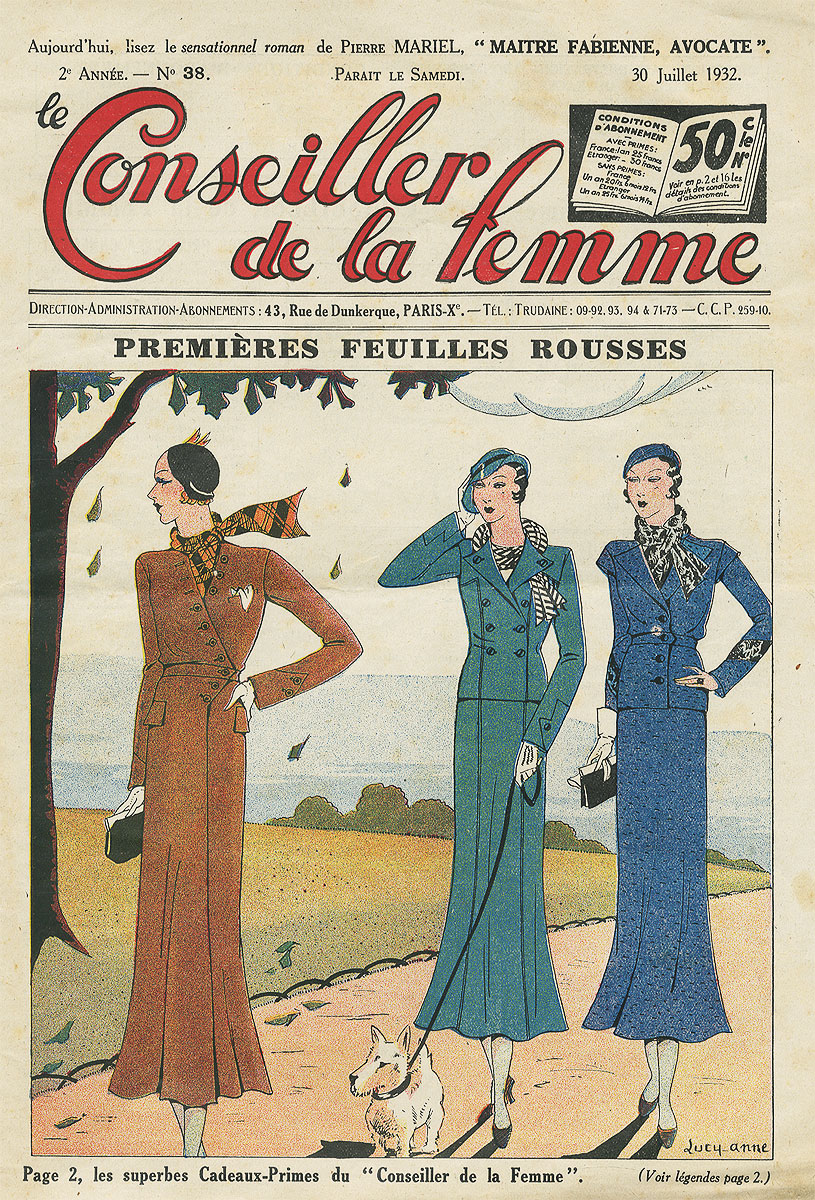 Le conseiiller de la Femme, №38, juillet 1932