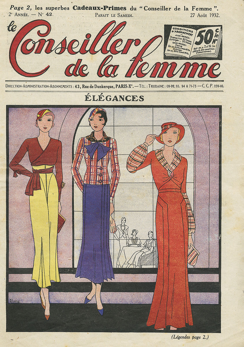 Conseiiller de la Femme, №42, 1932